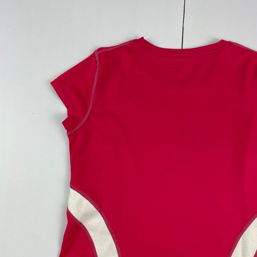 NEW BALANCE T-Shirt Small Pink Womens Short Sleeve Round Neck Gym Running - Picture 17 of 17