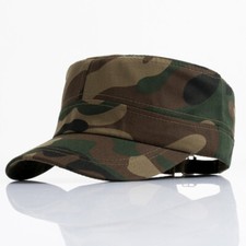 Cappello Baseball Mimetic Camouflage Stile Esercito Uomo Nero/Verde Regolabile