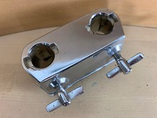 Double Rack Tom Arm Holder Post Mount Bracket for Bass Drum 90s Vtg Import Part