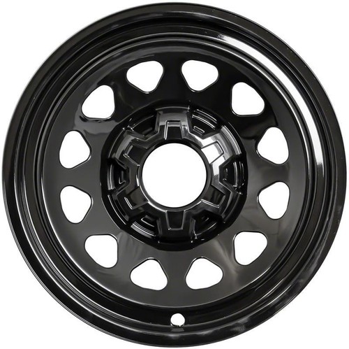 FITS 2023-2024 Chevrolet Colorado WT # IMP-100BLK 17" BLACK Wheel Skins SET/4 - Picture 3 of 9
