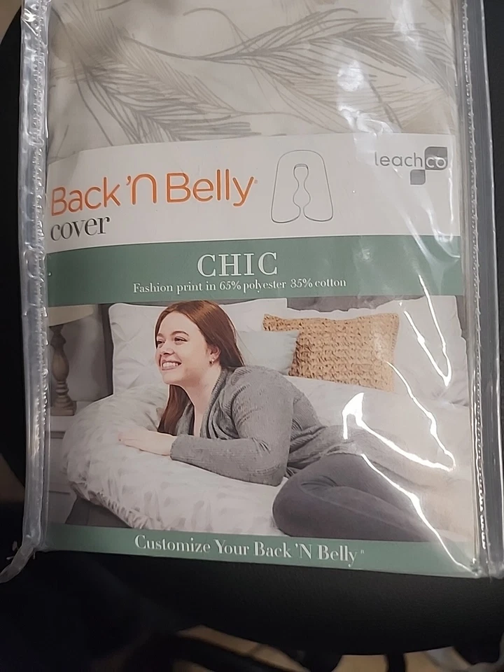 LEACHCO BACK 'N BELLY Elegante Cubierta de Repuesto Embarazo/Bebé Totalmente Nueva Foto 3 de 4