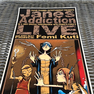 SIGNED & Numbered Janes Addiction 2001 Live In Pennsylvania