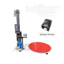 SL-7200-XO-PS Automatic Pallet Wrapping Machine scale system Sticker Printer