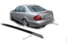 Heckspoiler passend für Mercedes S-Klasse W221 in Schwarz mit Abrisskante