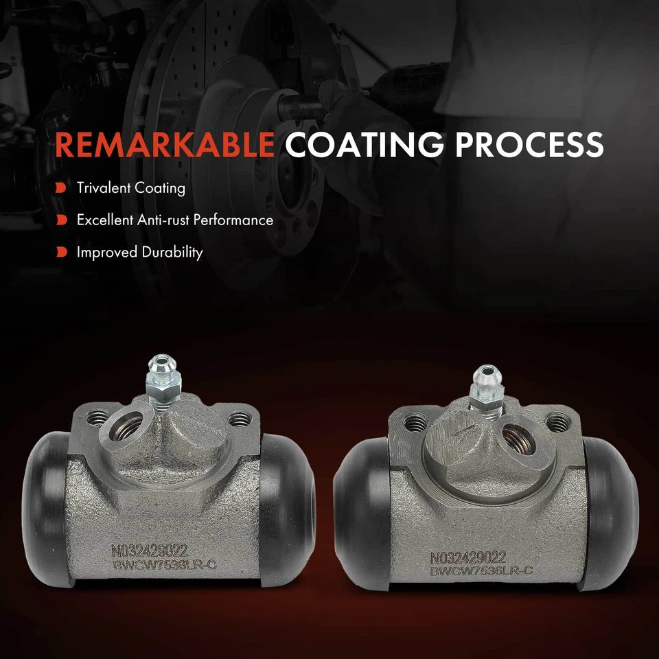 Cilindro de roda de freio a tambor para motorista e passageiro dianteiro Buick Century Cadillac - Imagem 3 de 4