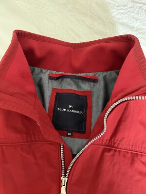 Casual Jacket Blue Harbour Bomber Jacket M&S Blue Harbour Red