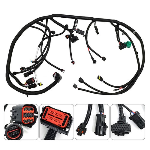 2005-2007 For Ford Super Duty Diesel Engine Wiring Harness 6.0L D450-637-BA-M7 - Picture 4 of 9