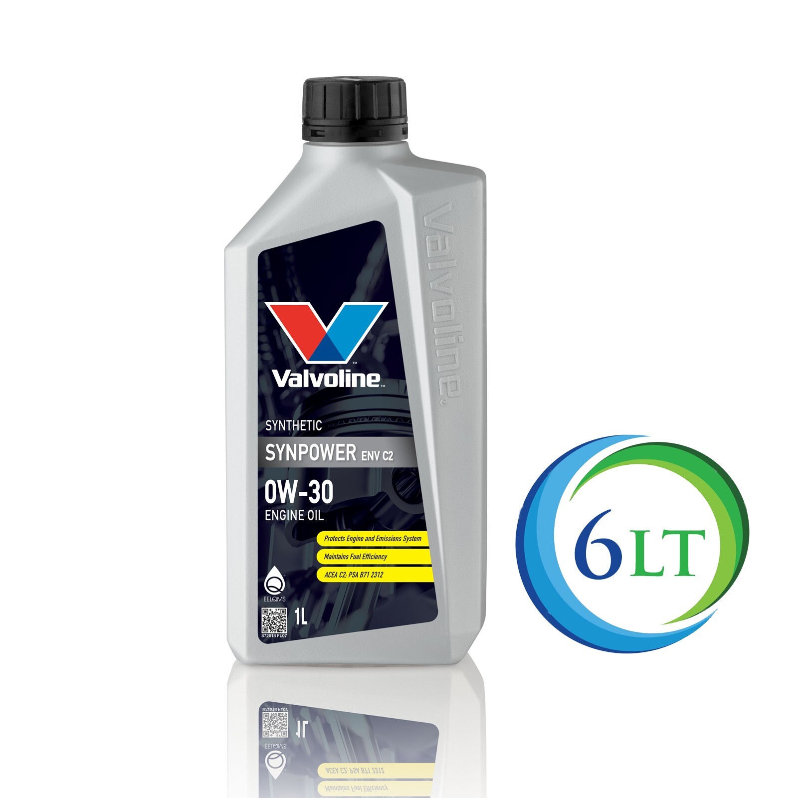 6 LT Olio Motore VALVOLINE SYNPOWER 0W-30 FULL SYNTHETIC ENV C2
