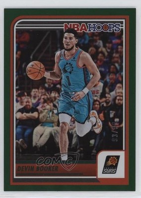2023-24 Panini NBA Hoops Green 93/99 Devin Booker #191 1ey0
