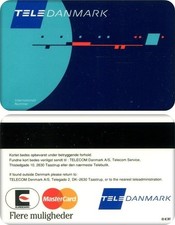 N°138  RARE CARTE TELEPHONIQUE A PISTE MAGNETIQUE / DANEMARK / SUPERBE