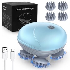Upgraded Handheld Scalp Massager, Electric Scalp Massager, Scalp and Back Scr...