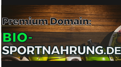 Bio-Sportnahrung.de | Premium Domain ! Top Keyword