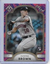 2023 Topps Transcendent Collection 1/1 HUNTER BROWN ROOKIE #56 Houston Astros