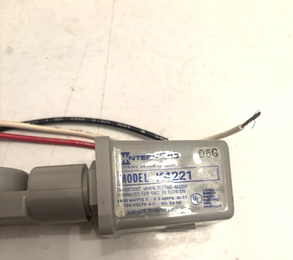Intermatic K4221 Photocontrol **SALE** NOS - Image 3 of 4