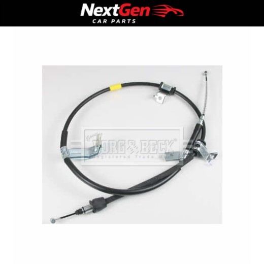 Borg & Beck Brake Cable Rear Rh for Rio with ABS Drums 10/07-