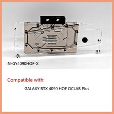 Granzon Full Coverage GPU Water Block For GALAXY RTX 4090 HOF OCLAB Plus