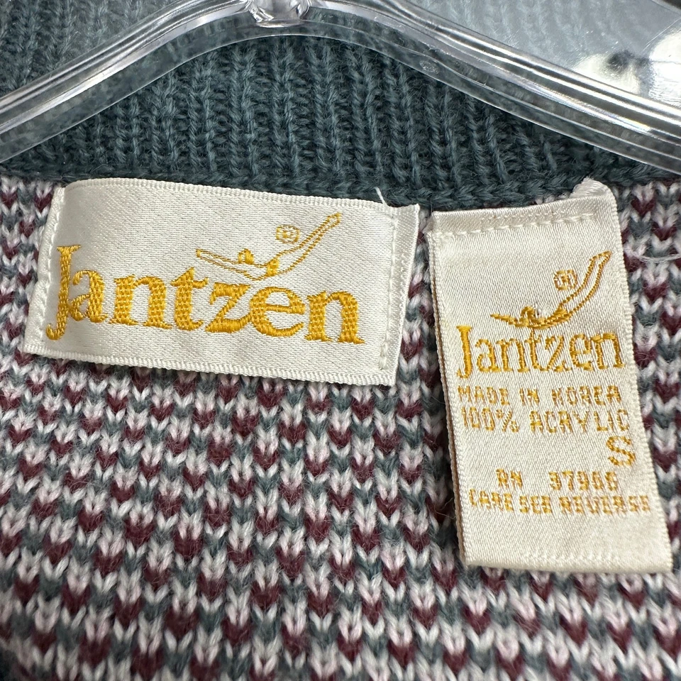 Jantzen Womens Size S Vintage Sweater Vest Floral Cottagecore Retro - Image 3 of 4