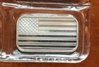 1 oz SilverTowne American Flag Silver Bar