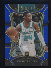 2023-24 Select Mezzanine Blue Prizm #332 Brandon Miller Hornets RC Rookie