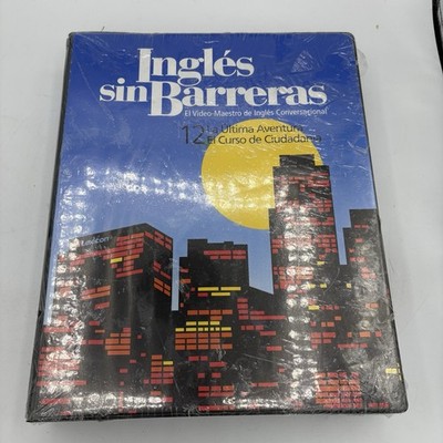 Ingles Sin Barreras Course 12 DVD CD Book Set Complete Sealed