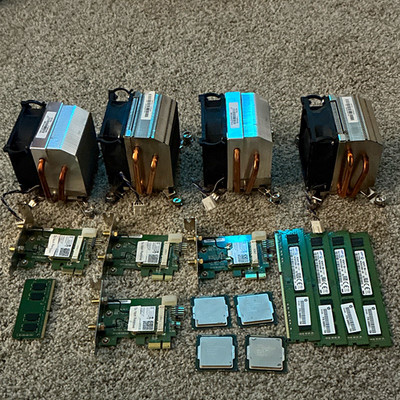 Intel Core i3-4160 CPU Lot w/ CPU Coolers, HP RAM & PCIe WiFi Cards
