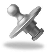 Gooseneck Ball Adapter - Fifth Wheel Kingpin to 2-5/16 Inch Gooseneck Ball To...