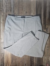 Talbots Womens Gray Dress Pants 14W Hampshire Ankle