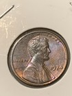 1974-P Lincoln penny UNC/AU toner — photo 7