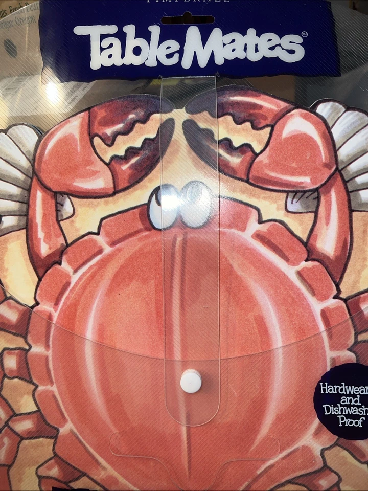 Pimpernel Cangrejo Compañeros de Mesa 4 Manteles! Usado en excelente estado! 12”x12” Foto 2 de 4