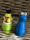 Vintage Fisher Price Little People Sesame Street Bert & Cookie Monster