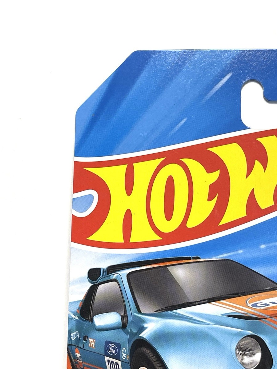 Hot Wheels 2025 Super Treasure Hunt Ford RS200 Gulf Livery