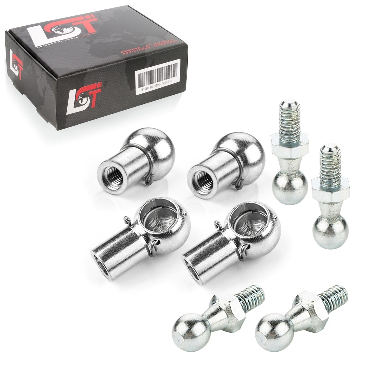 4x Set Ball Joint Pin Pan M6 10mm Ball Head DIN71803 DIN71805 for DACIA