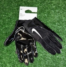 Nike Vapor Jet 7.0 Wide Receiver Football Gloves Black White Size Medium New