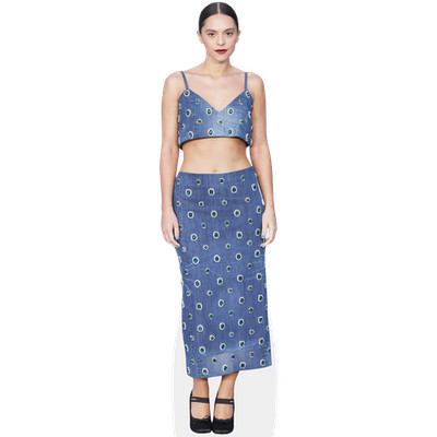Francesca Michielin (Blue Outfit) Mini Size Cutout