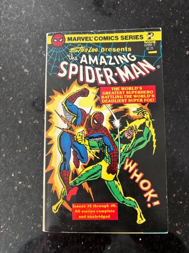 Amazing Spider-Man Vintage Pocket Comics-Issues #1-6 Paperback-1977-VG+