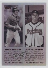 2008 Chrome Trading Card History Refractor /400 Mark Teixeira Jeff Francoeur 4g8