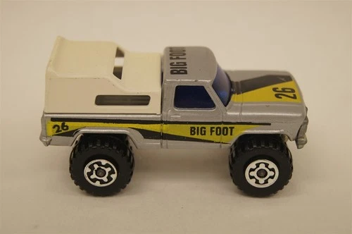 MATCHBOX LESNEY #22 Big Foot Mini Pick-Up Truck Silver 1981 ENGLAND