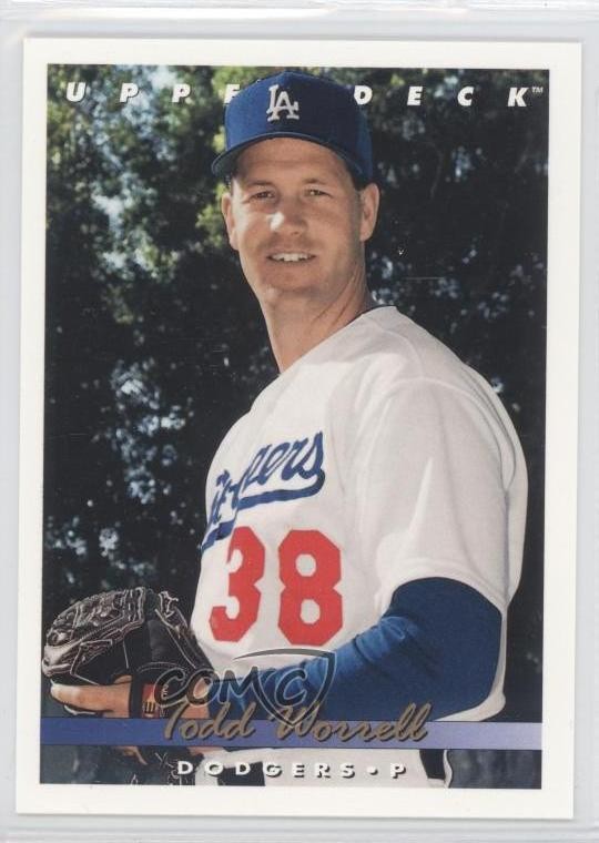 1993 Upper Deck Gold Hologram Todd Worrell #692 9b3