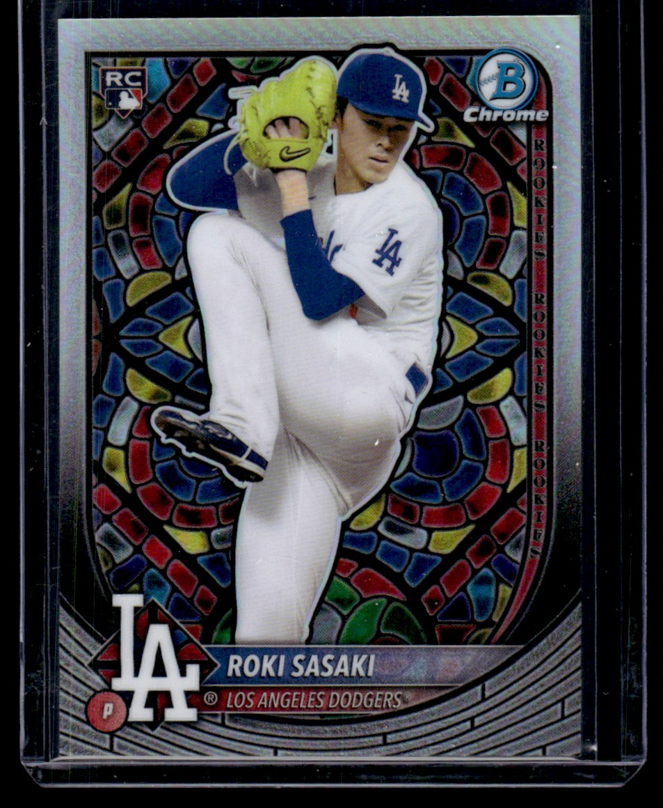 ROKI SASAKI 2025 BOWMAN CHROME ETCHED IN GLASS #12 RC