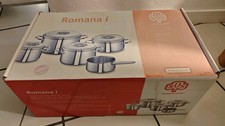 5-tlg. SUS Schulte Ufer Topfset Romana i Multi Kochtopf Induktion Kupferboden