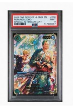 2026 ONE PIECE OP14-EB04-THE AZURE SEA'S SEVEN ALT ART 006 RORONOA ZORO PSA 9