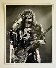 1990 Gene Simmons KISS No Makeup Concert 8x 10 Photo