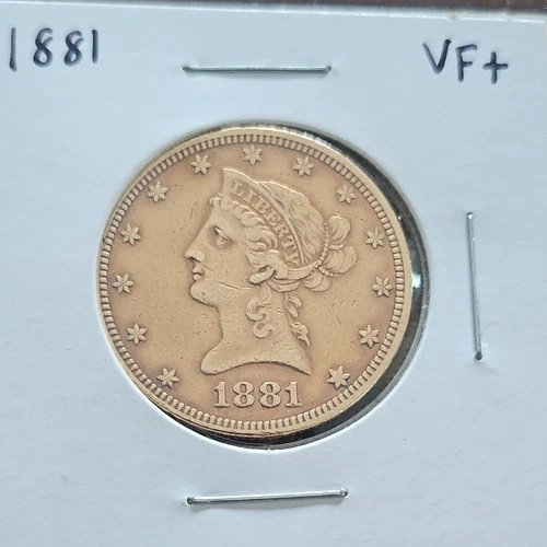 Photo of a 1881-P Liberty Eagle from an eBay listing that sold on Jul 11, 2026