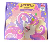 (B20/1)Jenria Unicorn Gifts for Girls, Easter Baskets for Kids, Birthday Gifts