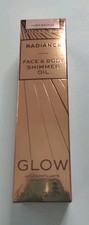 Revolution Glow Radiance Face  Body Shimmer Oil Warm Bronze 3.38 Oz