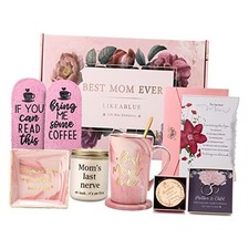 Mom Birthday Gifts from daughter son,Mothers Day Gifts Basket Set for mom,