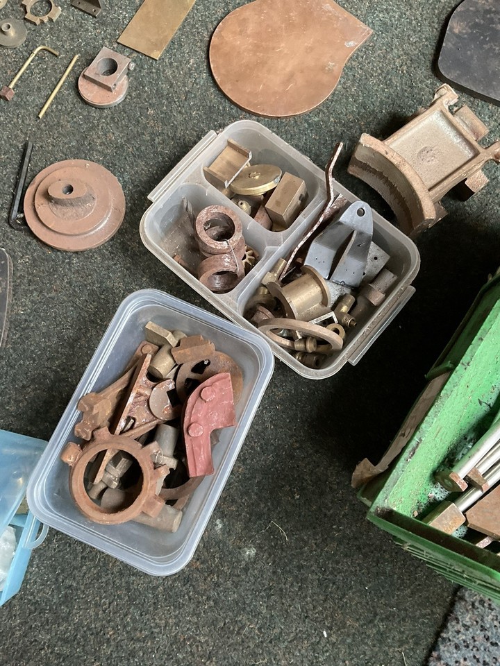Loco Rims Model Engineering Project Lot Castings Wheels Bar Stock Live Steam Loco ...