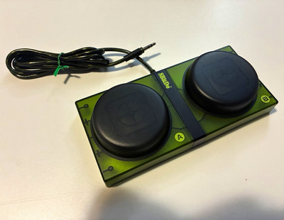 8BitDo A/B Dual External Super Buttons Wired Controller Transparent Green/Black