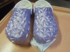 New Crocs Classic Iridescent Geo Clog J2 kids 12 Light Purple