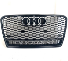 For Audi A7 S7 2013 2014 2015 Rs7 Style Bumper Black Honeycomb Grille Grill For Audi A7 S7 2013 2014 2015 Rs7 Style Bumper Black Honeycomb Grille Grill